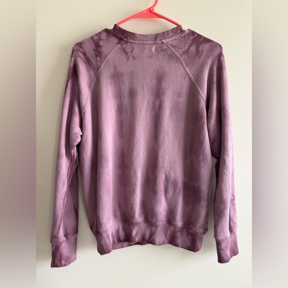 Peleton Spiritual Gangster Sweatshirt purple tie dye sz XS - Picture 5 of 10